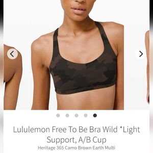 Lululemon Free To Be Bra